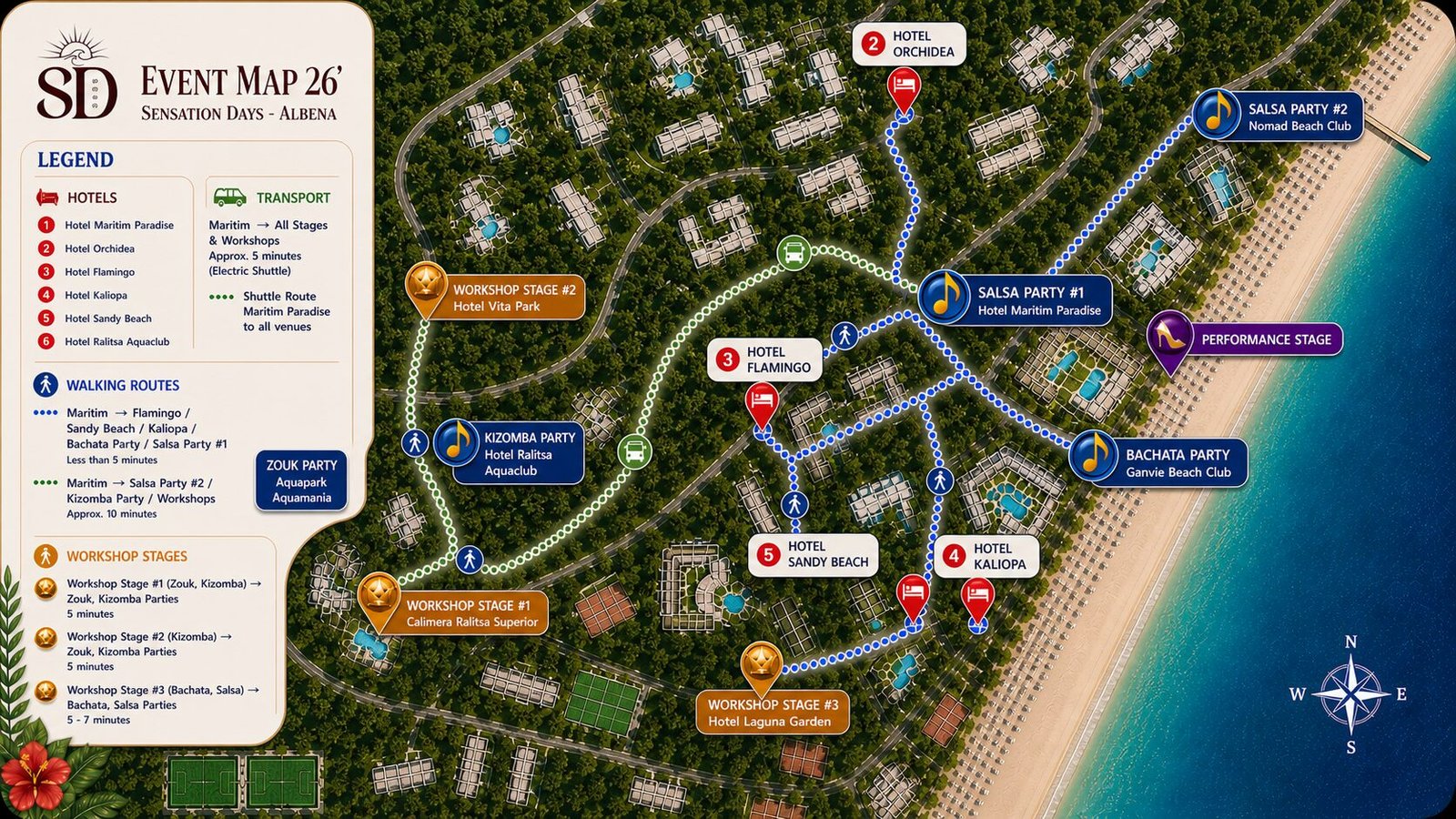 Event map